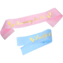 2pcs Expectant Mother Etiquette Belt Paint Brushes and Paint Brushes Women's Comb Girl Bow Mini Bow Cool