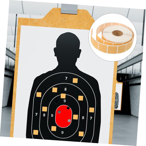 Target Accessory Repairing Pasters for Target Practical Square Stickers Strong Adhesive Portable Labels 2
