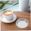 6pcs Stainless Steel Tea Bag Coasters Drip Tray 6