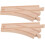 2pcs Wooden Train Track Expansion Curved Switch Track 1