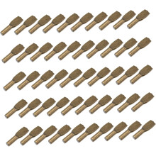 50Pcs Bronze Shelf Support Pins Durable Cabinet Shelf Clips f