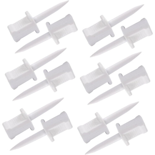 Archery Target Spikes 12 Pack Paper Nails for Plastic Archery Sets Easy Fixing Bow Nails