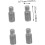 6PCS Stabilizer Balance Screws Point Insert for Compound and Recurve Bows Essential Archery Accessory 7