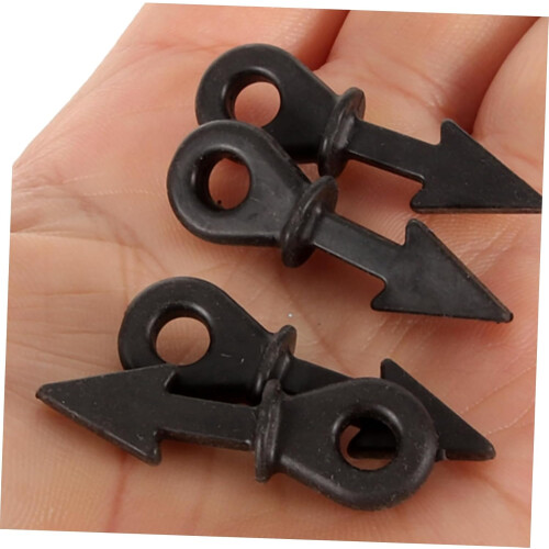 Archery Set 4pcs Bow String Dampener Kit Archery Set Damper Stabilizer Absorber Black for Bow Compound Bows 1