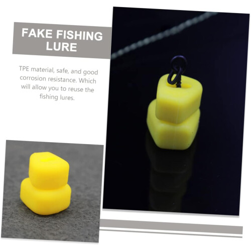 100pcs Artificial Fishing Lures Corn Grain Modeling Baits Practical Fishing Lures Professional Baits 1