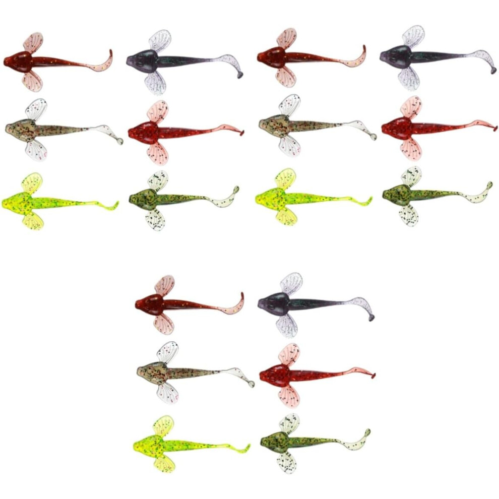 18 Pcs Fishing Bait Fishing Lures Fishing Supplies Fishing Accessories Worm Bait