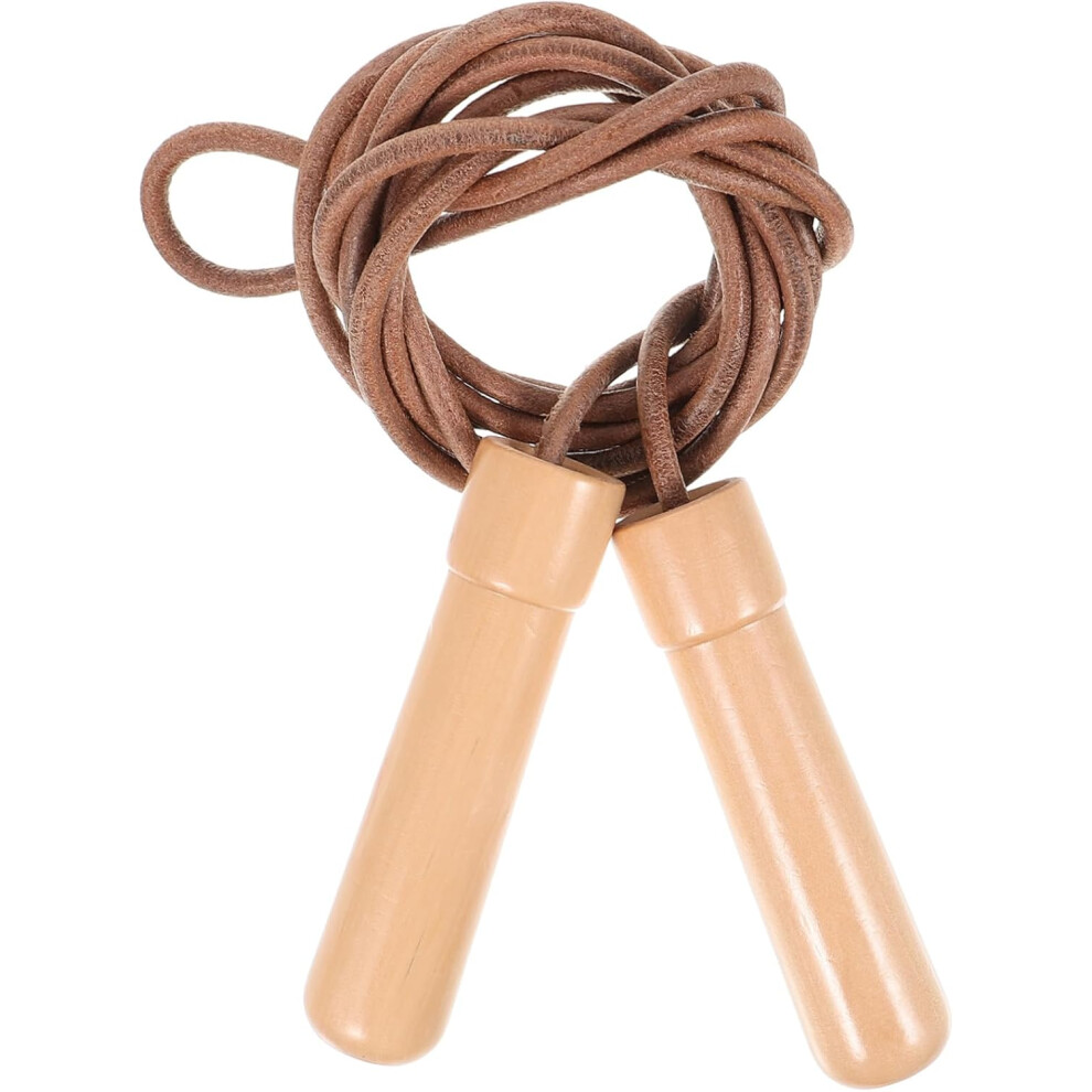 sports jump rope indoor jump rope Fitness Equipment student fitness jump rope Cowhide rope section sporting