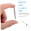 10pcs Sim Card Reader Tray Opener Cell Phone Ejector Pin Smartphone Opening Tool Sim Ejector Tool 3