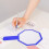 Erasable Whiteboard Paddle Handle 2pcs Blue Handheld Scoreboard for Classroom 8