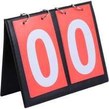 Basketball Score Board Match Scoreboard Score Flipper 2 Scoreboard for Sports Portable Lightweight Red Score Keeper