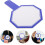 Erasable Whiteboard Paddle Handle 2pcs Blue Handheld Scoreboard for Classroom 7