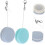 2 Pcs Portable Phone Screen Cleaner Macaron Mobile Phone Screen Wipe 7