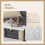 PawHut PawHut Pet Stair with 3-step Climb Ladder, Scratching Posts, White 7