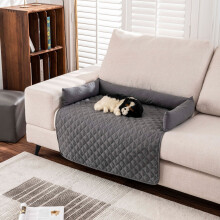 Gray super waterproof cat and dog pet cushion sofa cushion 75*75cm