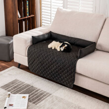 Black super waterproof cat and dog pet cushion sofa cushion 75*75cm