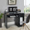 Casart Computer Desk Writing Desk With Display Shelf And Drawer Keyboard Tray 8