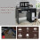 Casart Computer Desk Writing Desk With Display Shelf And Drawer Keyboard Tray 4