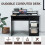 Casart Computer Desk Writing Desk With Display Shelf And Drawer Keyboard Tray 9