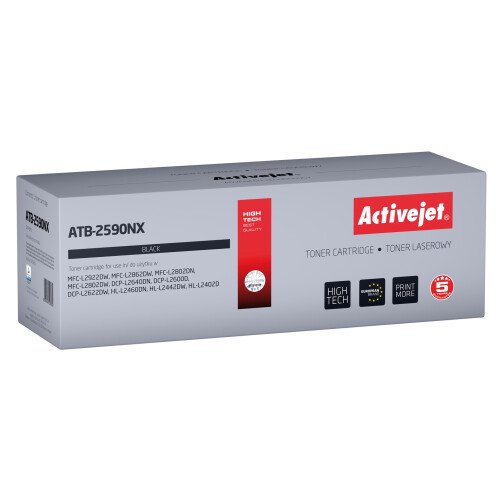 Toner - ACTIVEJET - ATB-2590NX - Compatibile Brother - 3000 pagine - Nero