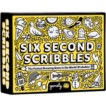 Six Second Scribbles: The frantically fast and fantastically fun drawing game | A family friendly party game for childr