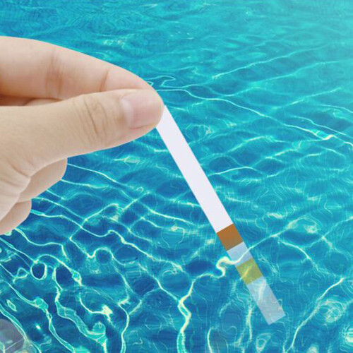 100PCS 3-in-1 Pool Test Strips for pH, Chlorine & Alkalinity 2