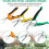 Garden Pruning Shears 3 Pack - Stainless Steel Scissors Set 4