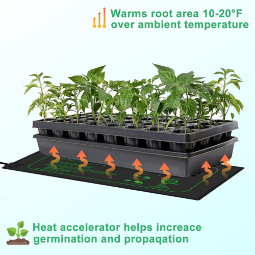 Waterproof Seedling Heat Mat with Thermostat Controller 1