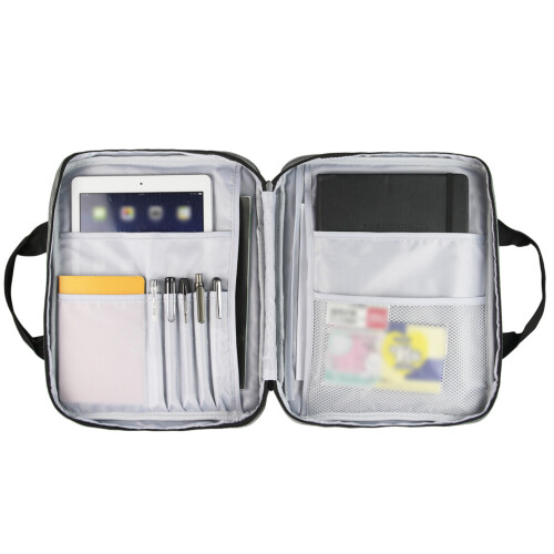 Durable Bible Organizer Bag with Multi-Pockets - Grey 2