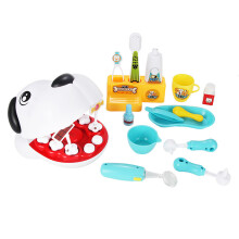 Kids Dentist Pretend Play Dog Tooth Care Toy Set