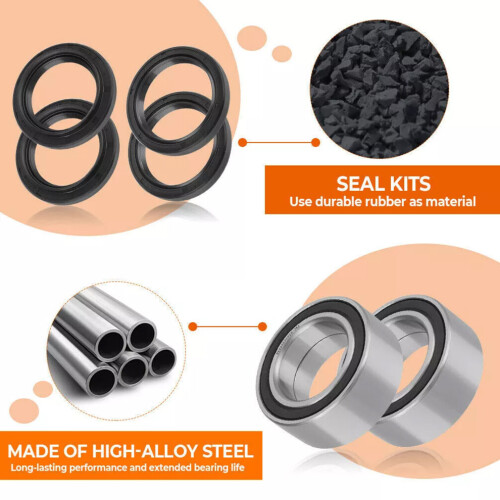Honda ATV Front Wheel Bearings Seal Kit 2000-2014 1