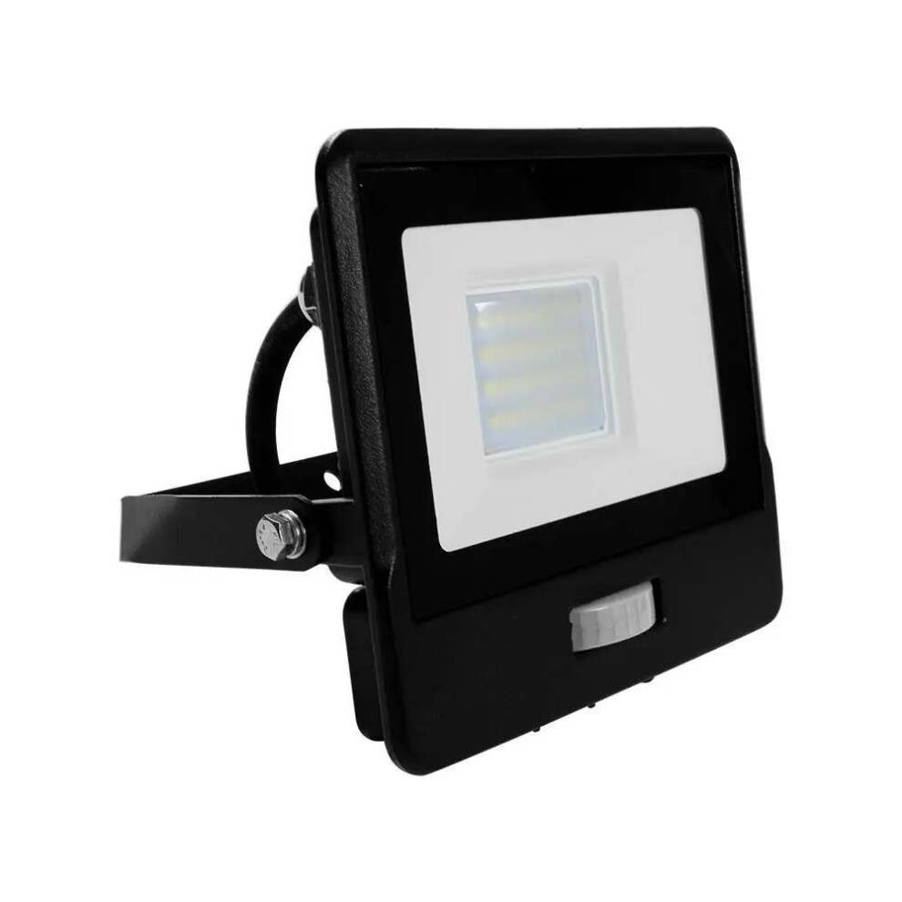 Projektor Led V-Tac 20W Samsung Chip Czujnik Ruchu Czarny Przewã³D 1M Vt-128S-1 4000K 1510Lm 5 Lat Gwarancji 3800157661423