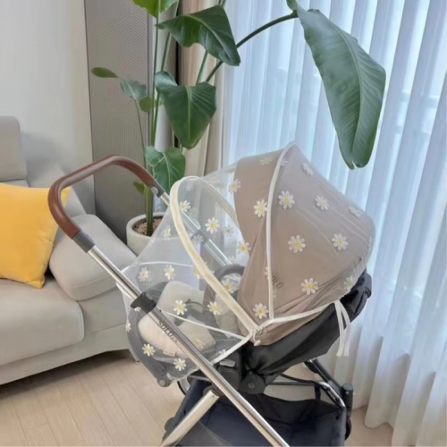 Baby Stroller Mosquito Net Full Cover Summer Breathable Daisy 2