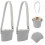 Handheld-Becherträger mit 2 Wasserflaschenhaltern Wiederverwendbare Kaffeehülsen 6