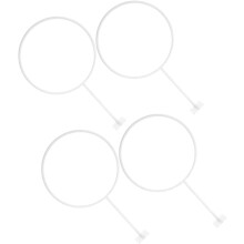 4 Pcs Ball Halterung Solide Label Regal Fußball Langhantel Fitness Ausrüstung Aufkleber Licht Streifen Schläger Zubehör