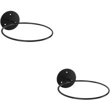 2 stücke Bälle Display-montiert Ball Halter Exquisite Handwerkskunst Eisen Basketball Halterung Sport Bälle Rack