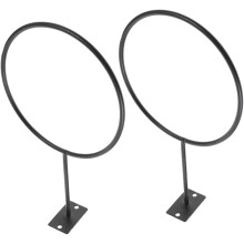 Basketball-Organizer-Rack, 2 Stück, Wandhalterung, Ballhalter, Präsentationsständer für Bälle, robuste Eisenkonstruktion