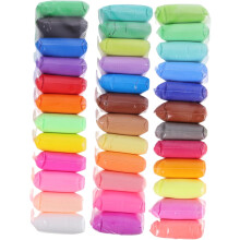 36 Farben Leichter Ton Modelliermasse Set Kinder Bastelset Kinder Aktivitätspaket Tonspielzeug Kinder Lernspielzeug