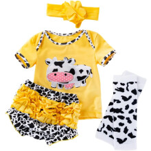 Cartoon-Puppenkleidungsset Reborn-Babypuppen-Outfits 20-22 Zoll Baby-Mädchenkleid und Accessoires