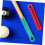 Supple Queue Aufhänger Billard Queue Aufhänger 10 stücke Zufällige Farbe Pool Queue Lagerung Halter 7