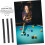 Pool-Queue-Hüllen, Junior-Pool-Queue-Halter, tragbare Billard-Queue-Ball-Hülle, atmungsaktives Material, Pool-Queue-Schutzwerkzeug 6