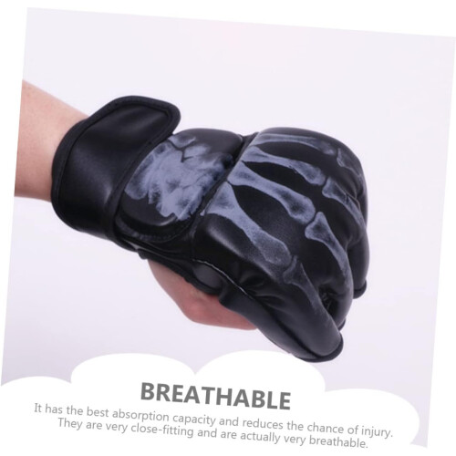 Boxhandschuh Kickbox-Boxhandschuhe Half-Touch-Handschuhe für Sparring-Zubehör Tragbare, robuste Rival-Boxhandschuhe 1