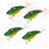 Simulation Angelköder Set Mini Fisch Köder 8 Stück schwimmende Köder für Bass Forelle Walleye Minnow Köder 7