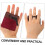 2 stücke Finger Protector Leder Bogenschießen Finger Protector Schutz für Recurve Bogen 7