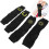 2 Paar Ninja Handschuhe Schwarze Handschuhe Handwärmer Armstulpen 7