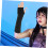 2 Paar Ninja Handschuhe Schwarze Handschuhe Handwärmer Armstulpen 6