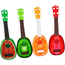 Gitarre für Jungen und Mädchen, Mini-Fruchtgitarre, Ukulele, pädagogisches Musikspielzeug, Erdbeere