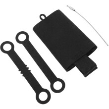 1 Set Outdoor Taille Hängen Glow Sticks Camping Halter Stick Tasche Jagd Tasche Schwarz Nylon