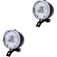 2 stücke Vintage Led Scheinwerfer für Wasserdichte Fahrrad Front Licht 160  Strahl Sicherheit Radfahren Lampe Einfache Bedienung