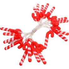 20er Set LED Deko Cane Pendelleuchten Warmweiß 3 Längen für Weihnachtsbaum und Wohndeko