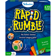 Skillmatics Rapid Rumble - Fast-Paced Board Game for Kids, Teens & Adults, Fun for Family Game Night & Educational Toy,